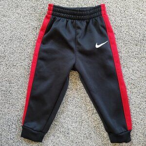 Nike Black With Red Trim Joggers 18 Months- pre-Owned Nice Condition!